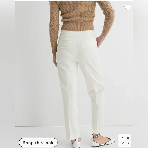 J crew Kate pant size 2 NWT Very small, faint ink mark on front leg see pic - Picture 2 of 9